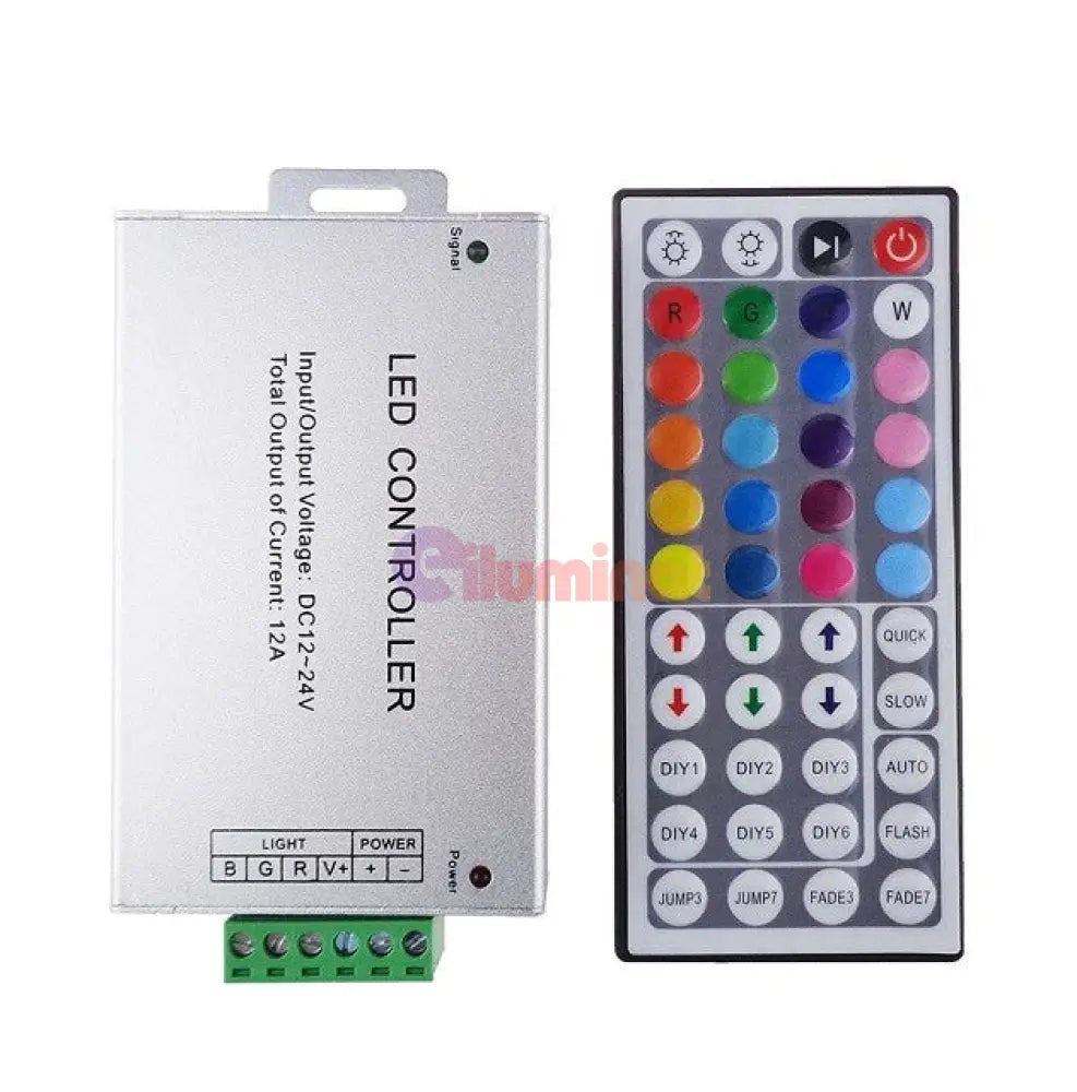 Controller Rgb 12-24V 24A Telecomanda 44 Taste Ir Lighting