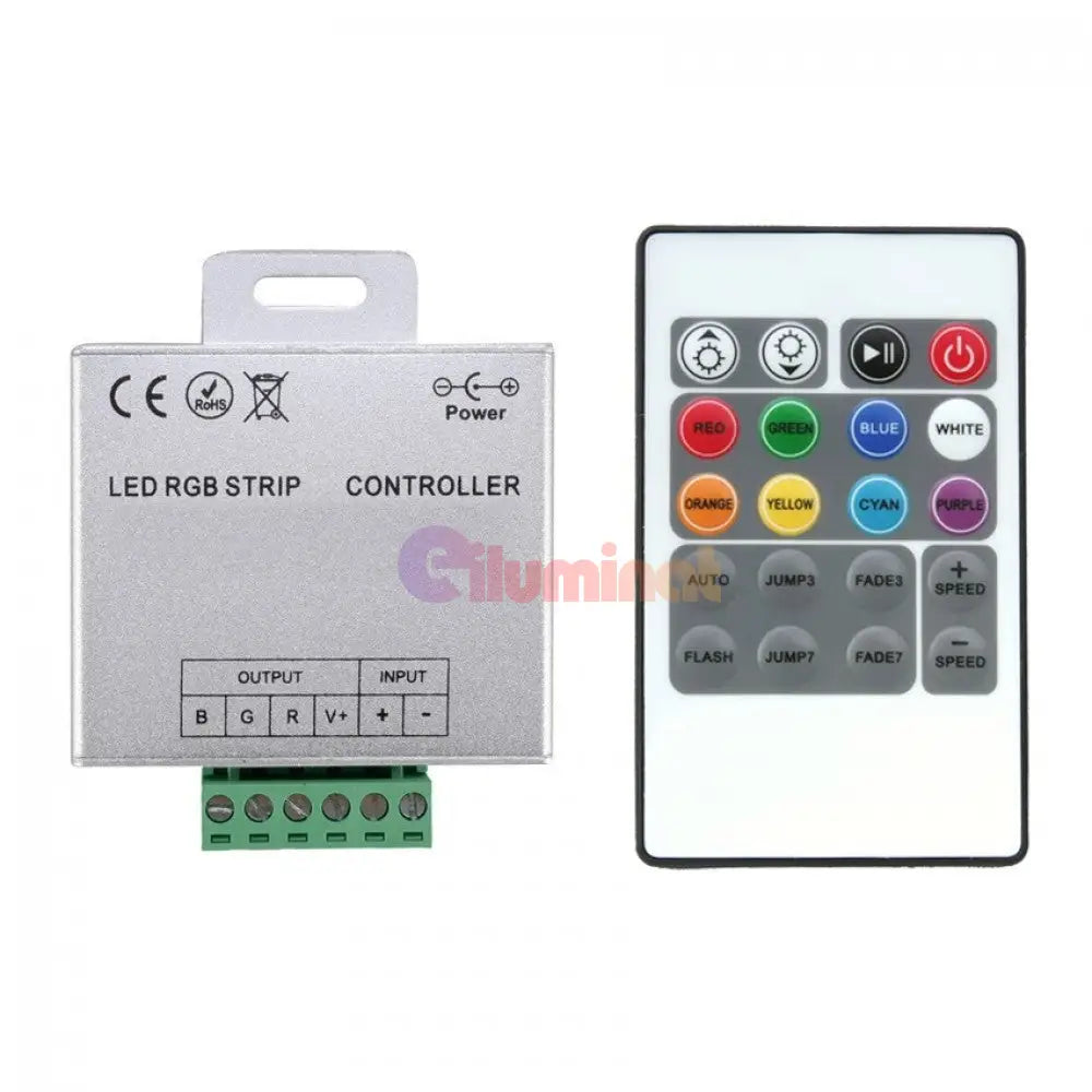 Controller Rgb 30A 12V Telecomanda 24 Taste Ir Lighting