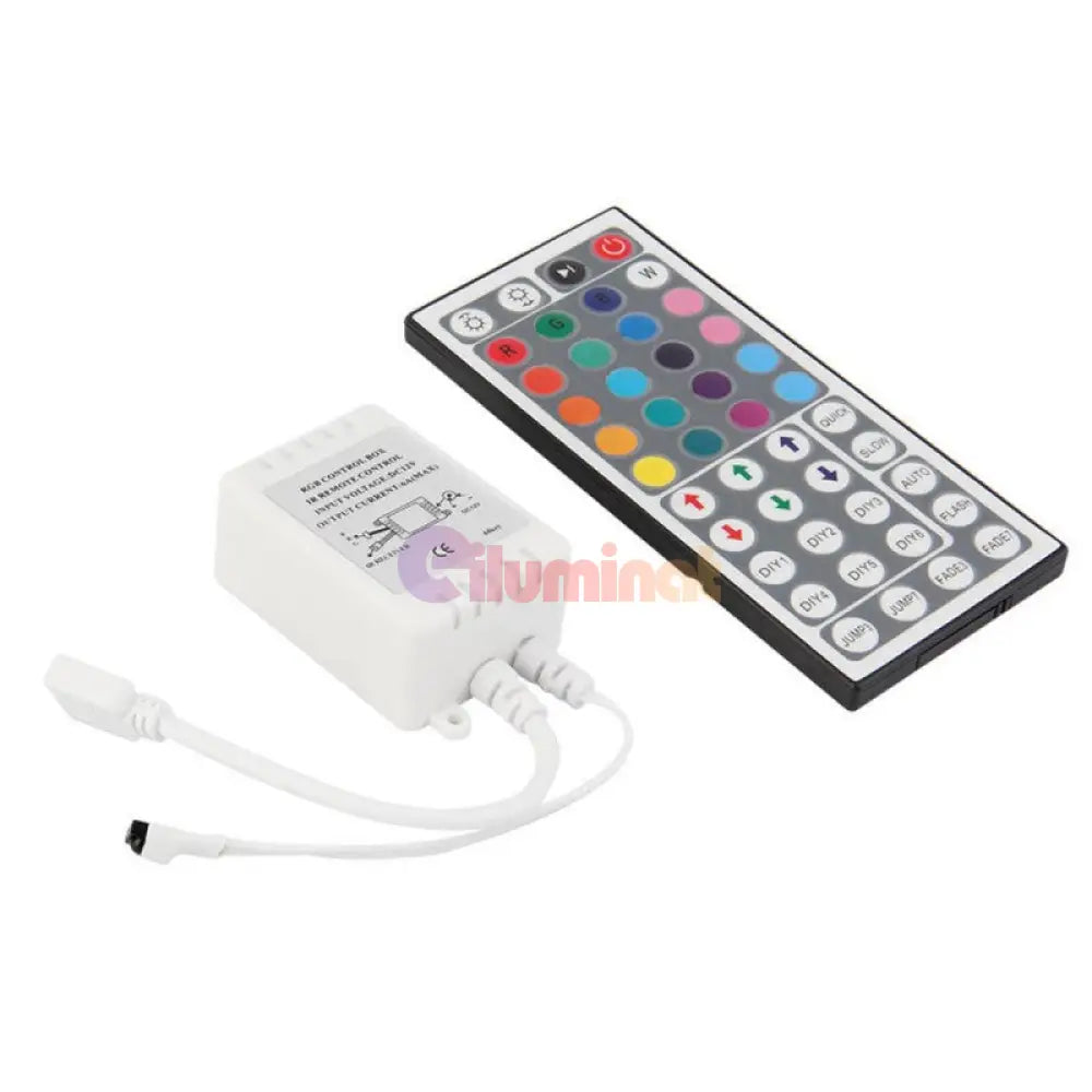 Controller Rgb 6A 12V Telecomanda 44 Taste Ir Lighting