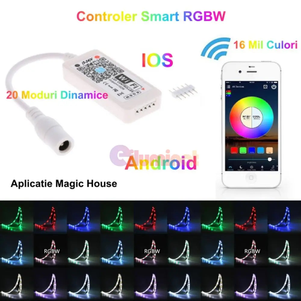 Controller Rgbw Smart Wifi 8.5A 12V Lighting