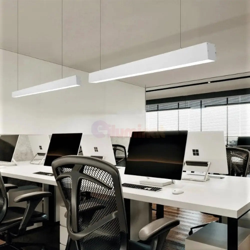 Corp Iluminat Led Liniar 54W 120Cm Suspendat/Aplicat Alb Liniar Light