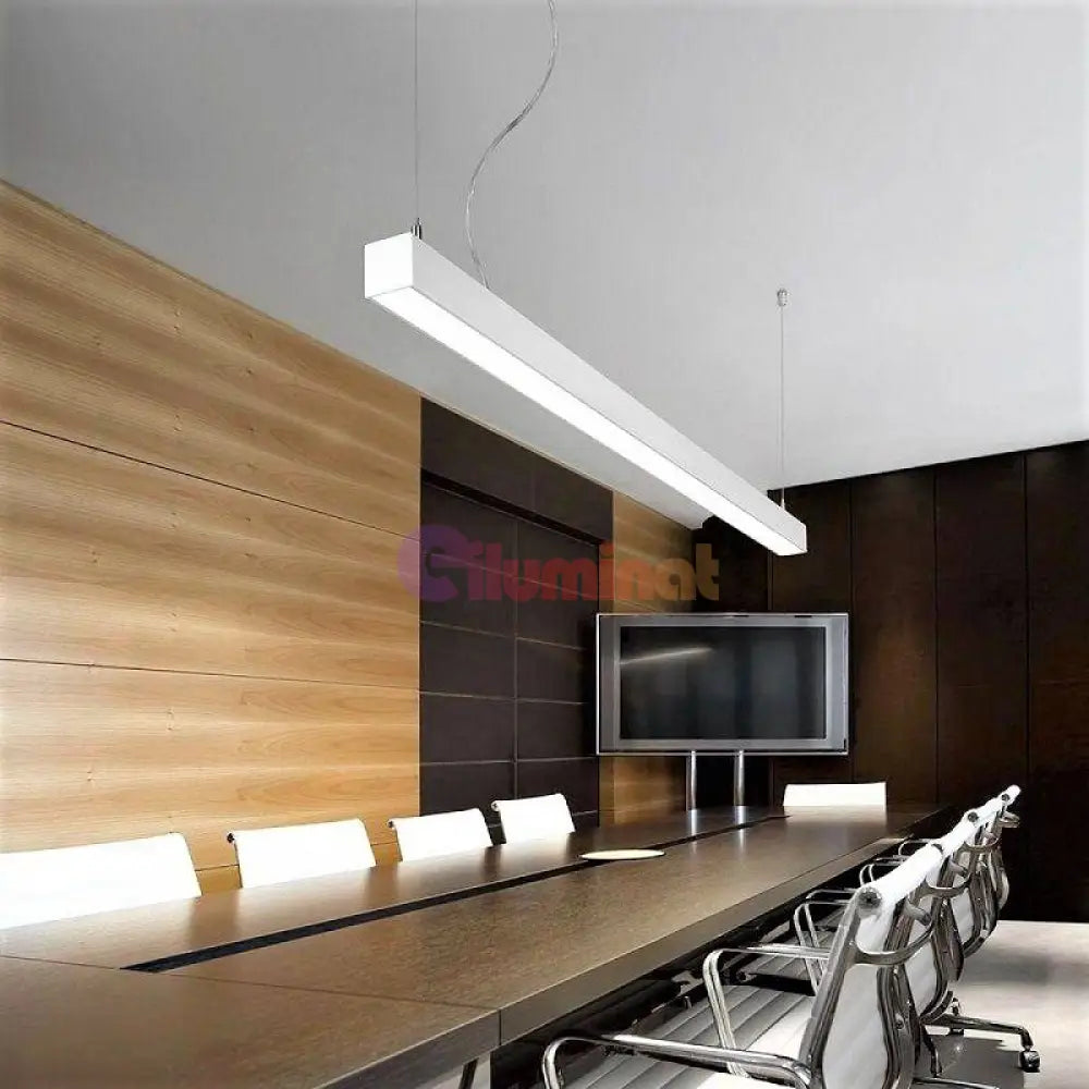 Corp Iluminat Led Liniar 54W 120Cm Suspendat/Aplicat Alb Liniar Light