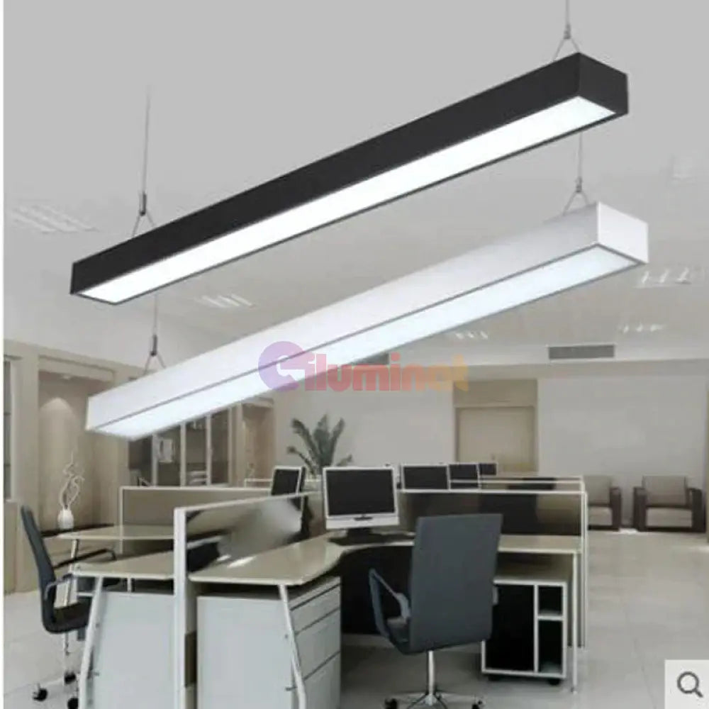 Corp Iluminat Led Liniar 54W 120Cm Suspendat/Aplicat Negru Liniar Light