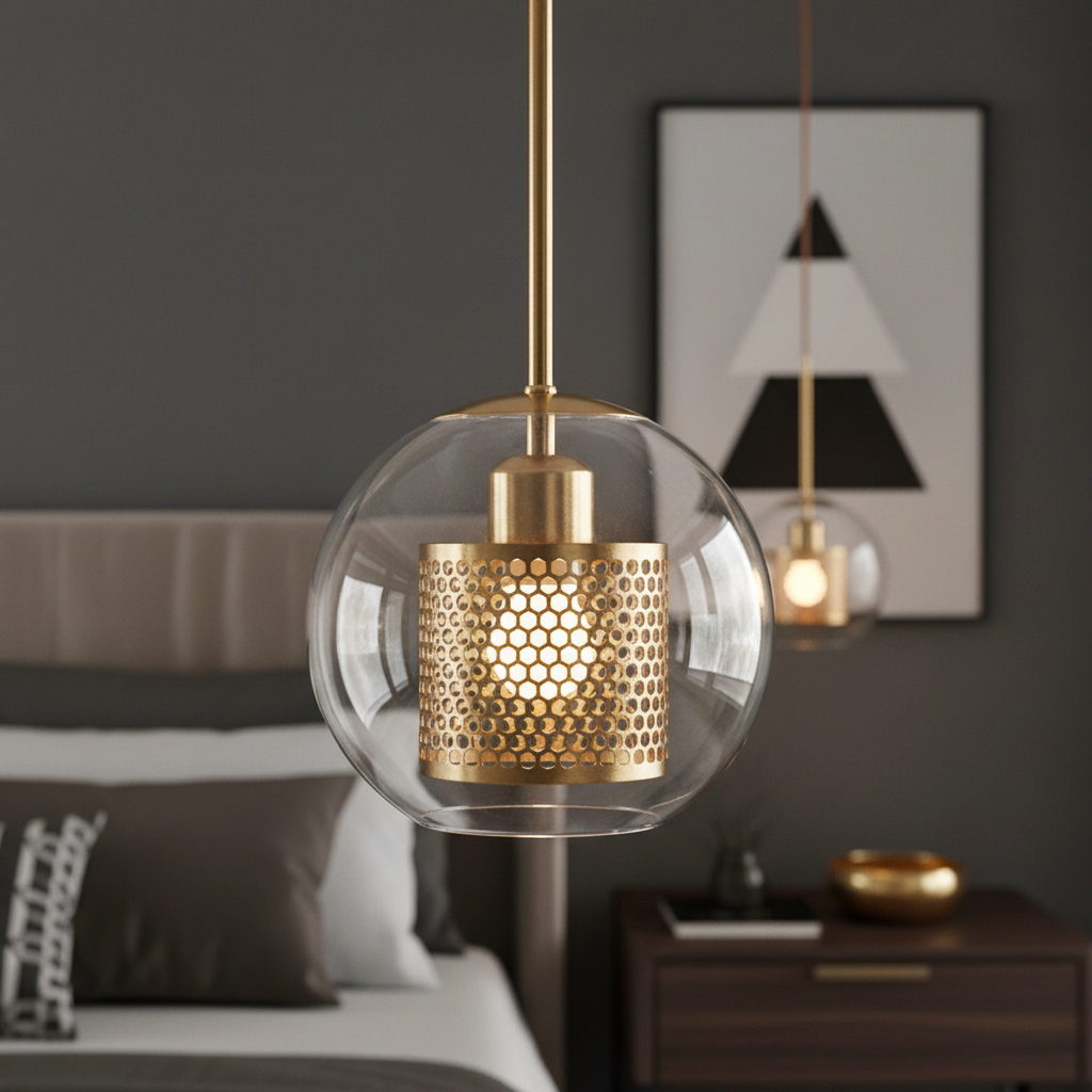 Pendul DELS 1xE27 Gold