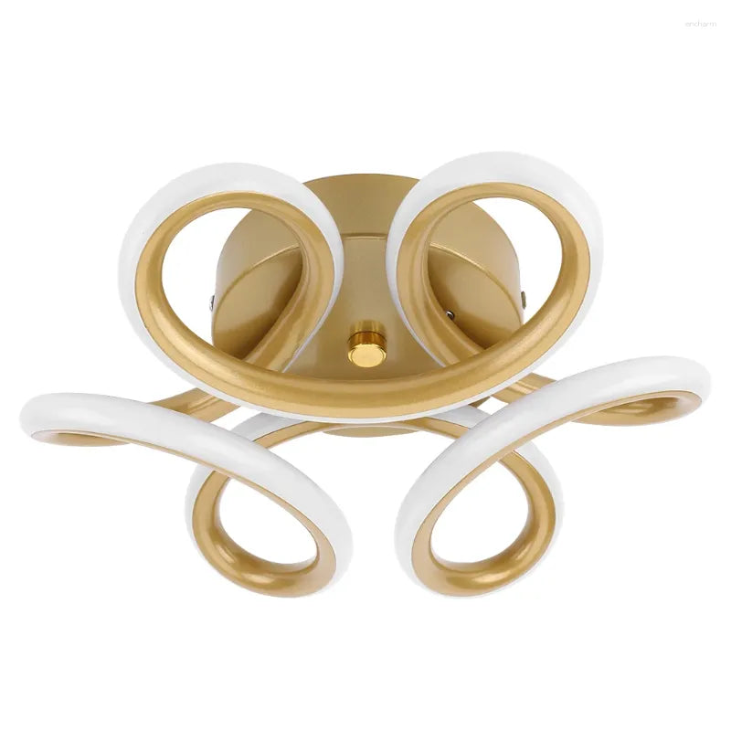 Lustra Led 48W Mariola Gold Echivalent 200W Lighting Fixtures