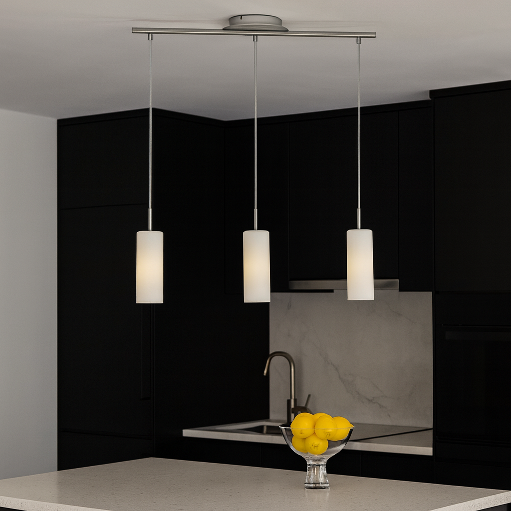 Lustra Suspendata TROY 3 Silver 110CM ARGINTIE / VINTAGE SI RETRO DESIGN / 110CM Chandeliers