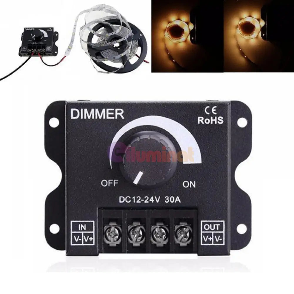 Dimmer Manual 30A 12V-24V Lighting Accessories