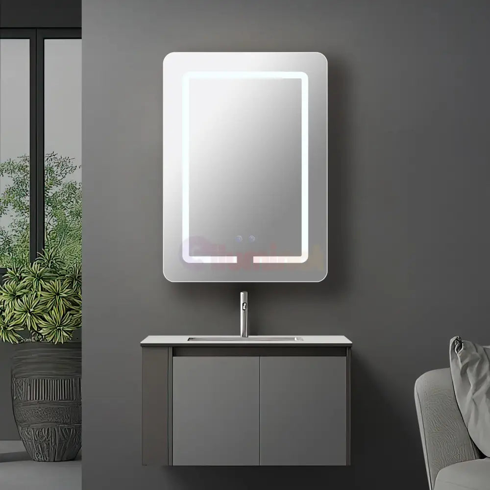 Dulap Baie Cu Oglinda LED Touch si Dezaburire 50x70cm LED MIRROR