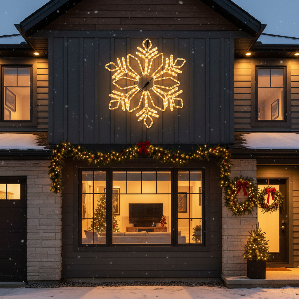 Fulg de Nea Decorativ LED Starfell 78cm IP44