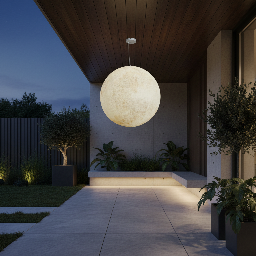 Felinar Glob Suspendat MOONGLOW 60CM