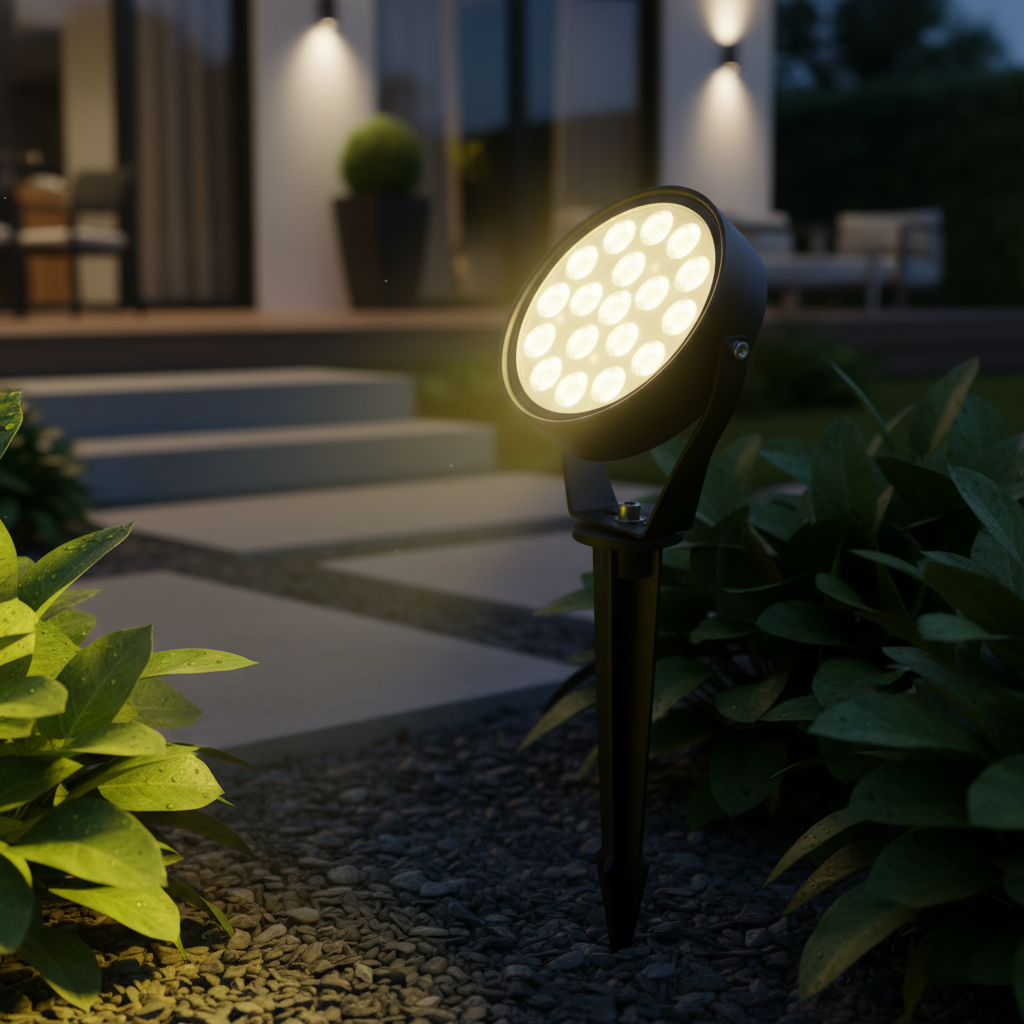 Spot LED Gradina Lollipop 15W Lumina Calda Negru EXTERIOR LAMP