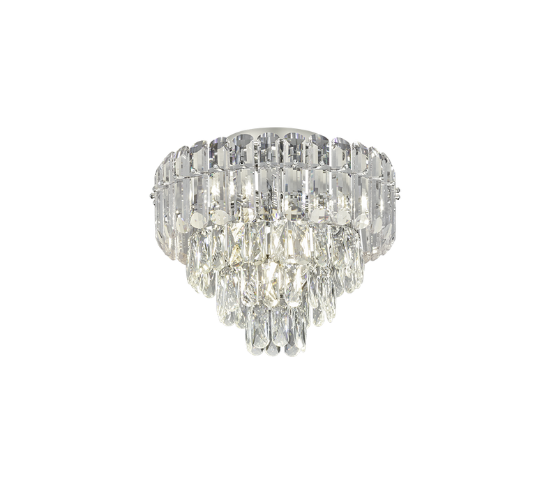 Candelabru Aplicat Premium Mini Malizia Silver Crystal 7xE14