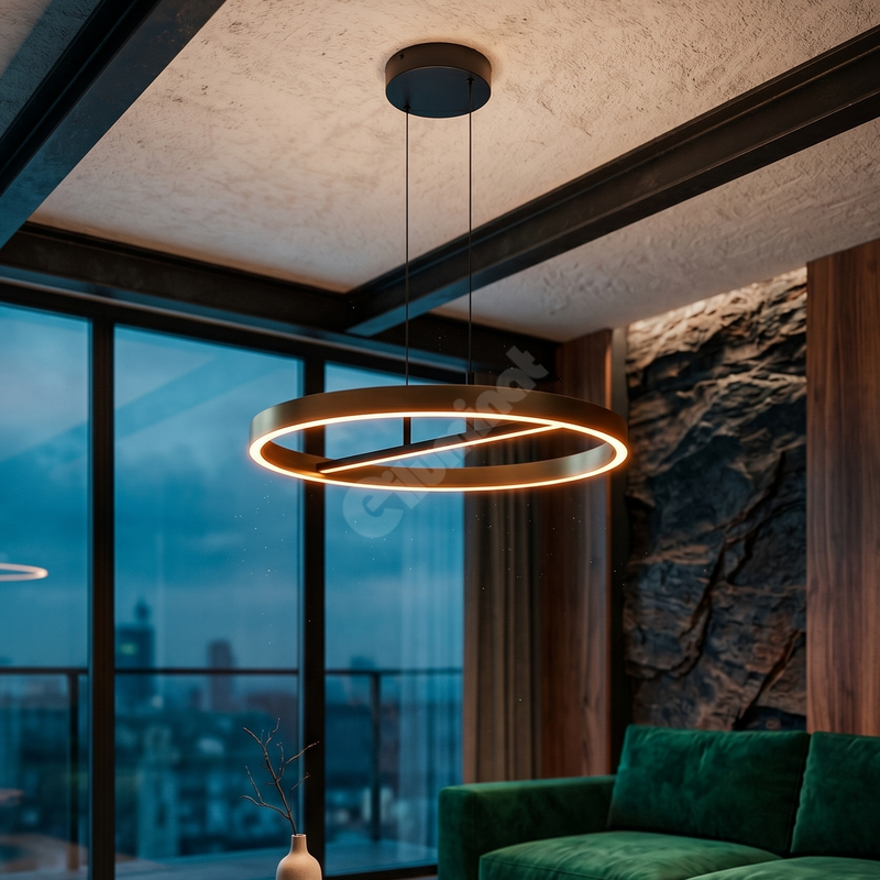 Lustra LED Suspendata Gold ORIBEL Echivalent 400W