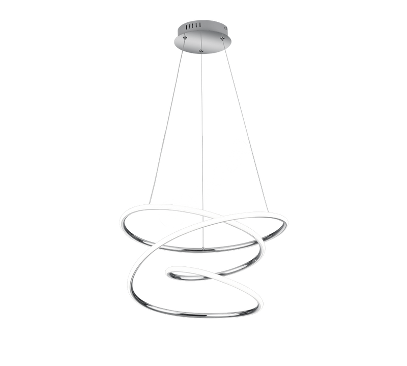 Lustra LED Suspendata Premium Bologna Silver Echivalent 500W | 4000K