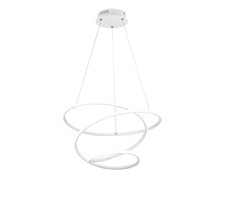 Lustra LED Suspendata Premium Bologna White Echivalent 500W | 4000K