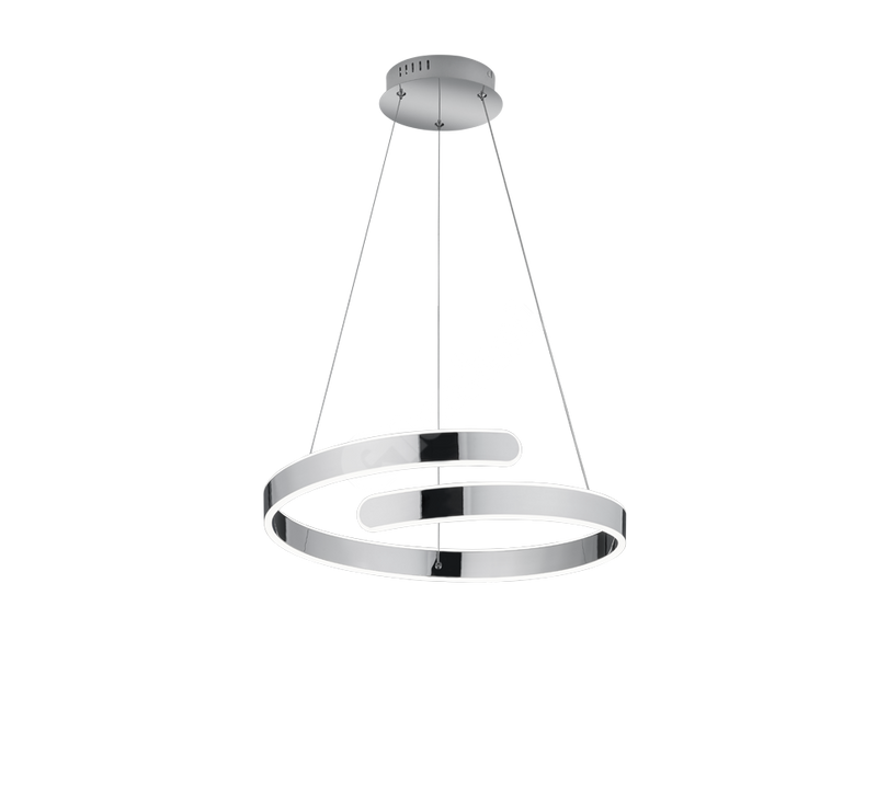 Lustra LED Suspendata Premium Parma Silver Echivalent 450W | 4000K