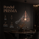 Pendul Vintage PRISMA Copper 1xE27 32CM