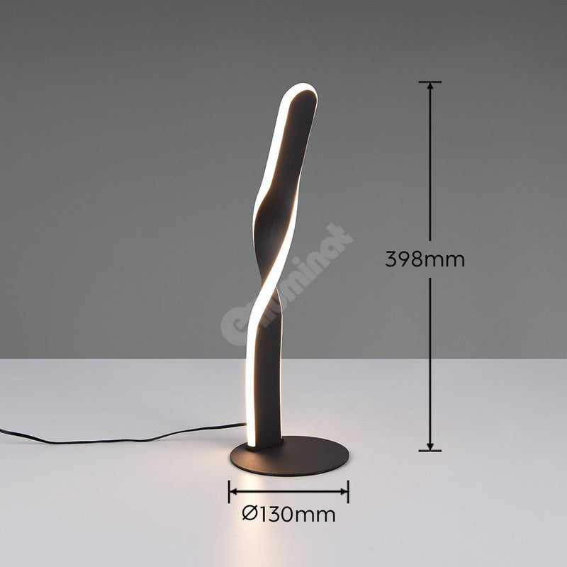 Veioza LED Premium Ginko Black 10W | 41CM | 3000K