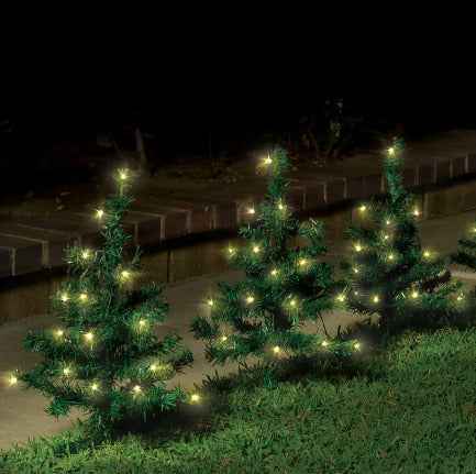 Set 3 Braduti Artificiali Craciun Solari 47Cm Christmas Tree