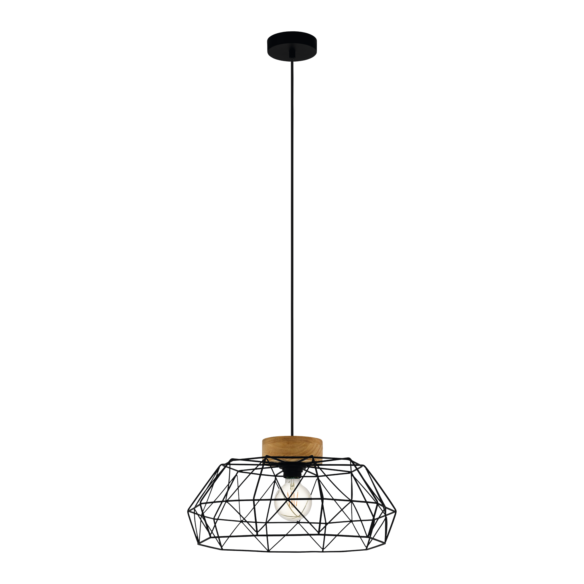 Pendul PADSTOW Black & Brown 110CM Eglo NEAGRA / ABAJUR Lighting Fixtures