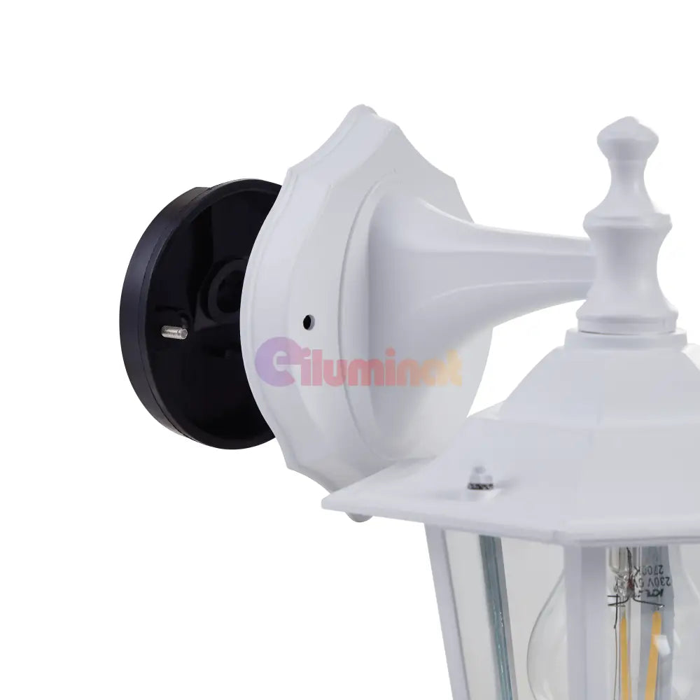 Felinar Alb LATERNA 5 Eglo Exterior ALBA / FELINAR EXTERIOR / E27 EXTERIOR LAMP