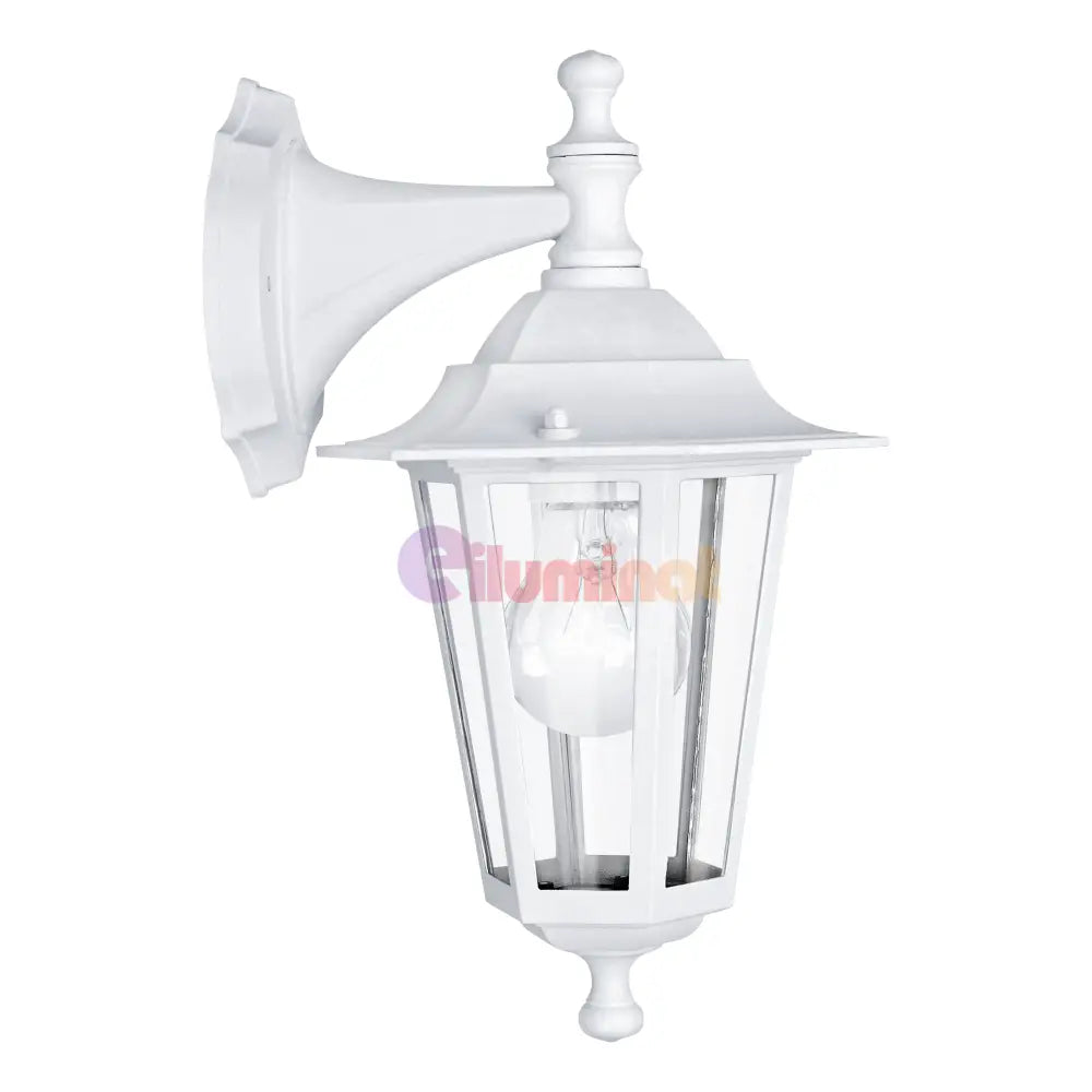 Felinar Alb LATERNA 5 Eglo Exterior ALBA / FELINAR EXTERIOR / E27 EXTERIOR LAMP