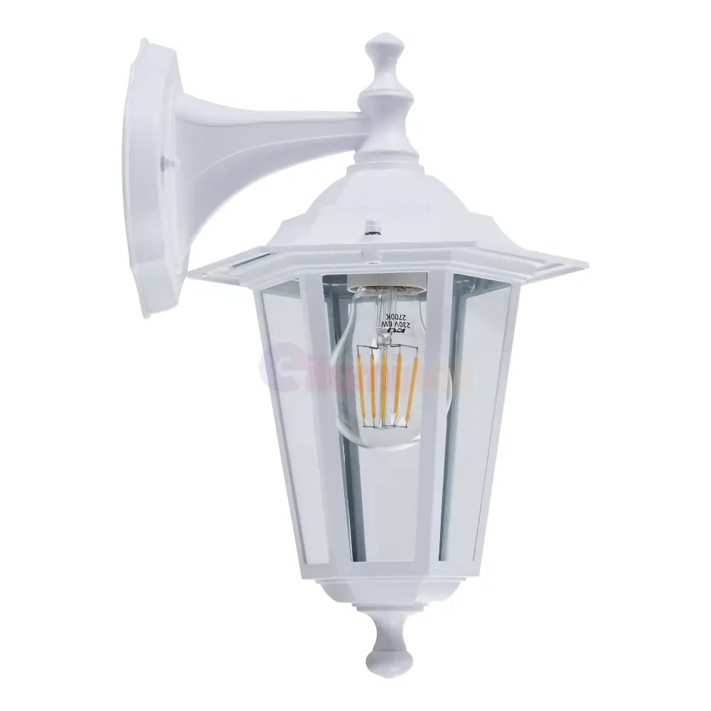 Felinar Alb LATERNA 5 Eglo Exterior ALBA / FELINAR EXTERIOR / E27 EXTERIOR LAMP