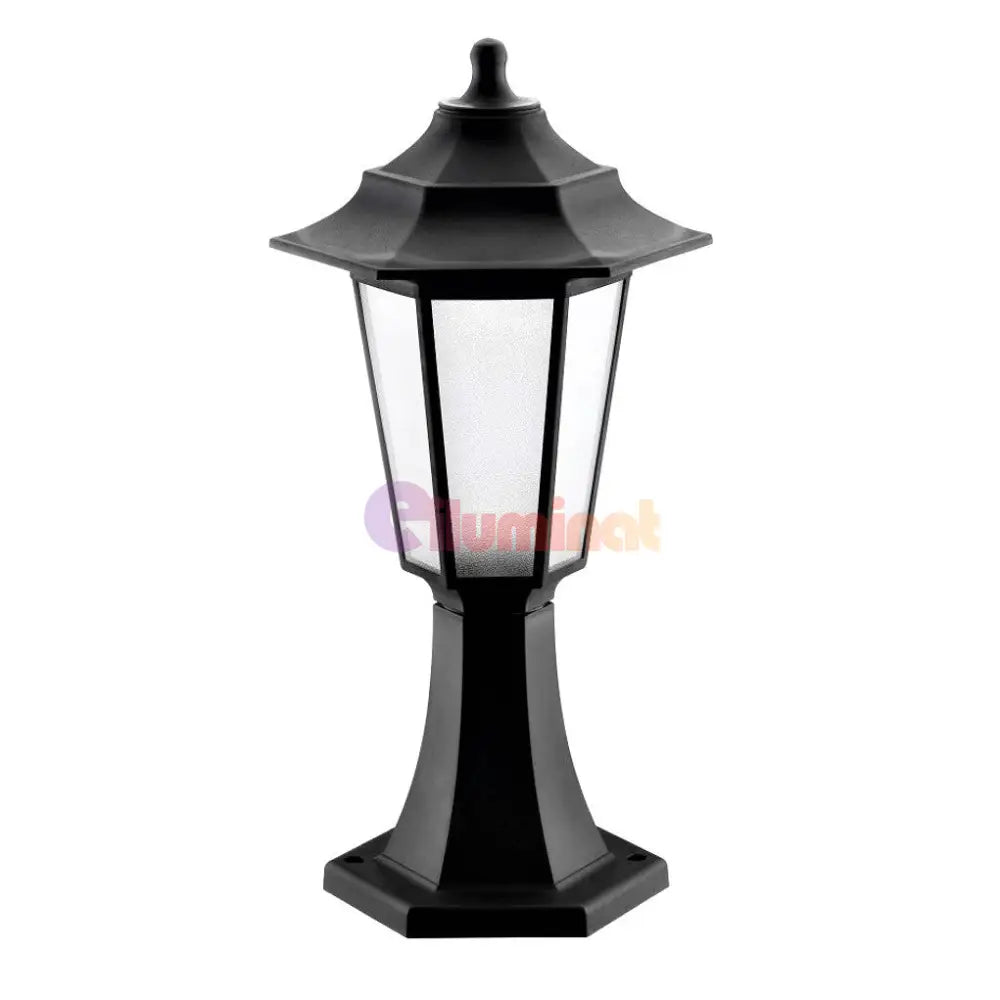 Felinar Cu Picior Negru Begonya-1 Exterior Lamp