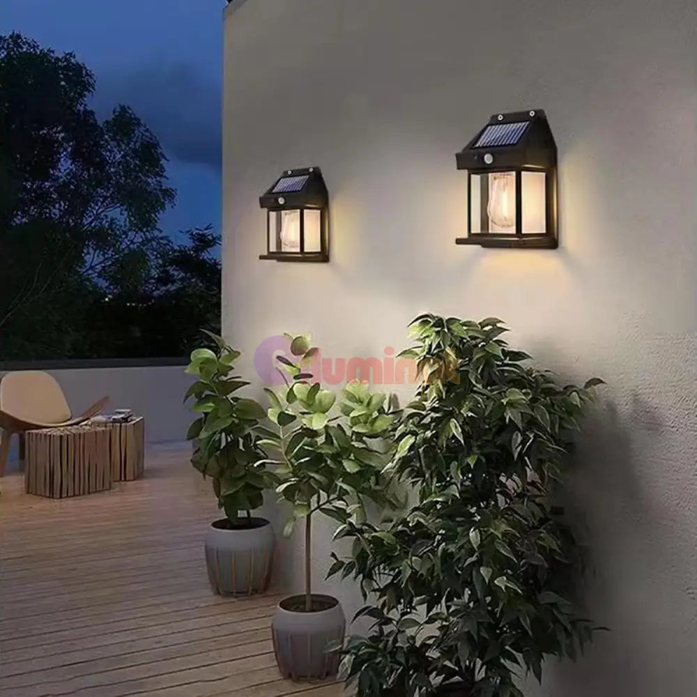 Felinar Led Exterior Solar Senzor 1W Wall Light Fixtures