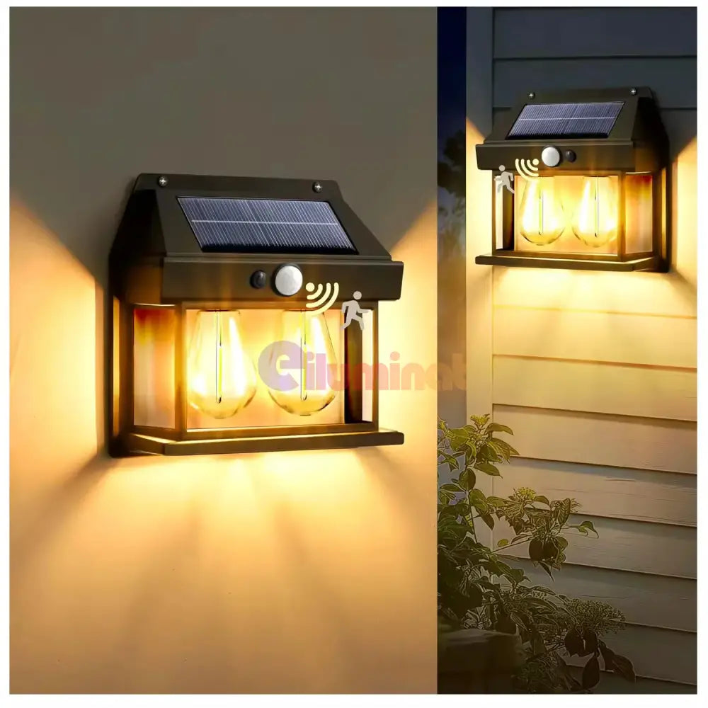 Felinar Led Exterior Solar Senzor 2W Wall Light Fixtures