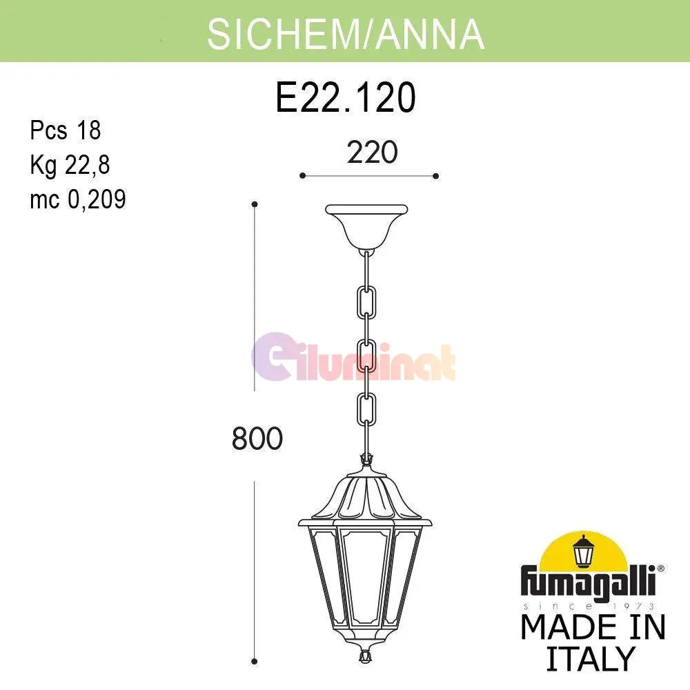 Felinar Suspendat Anna Fumagalli Italia Exterior Lamp