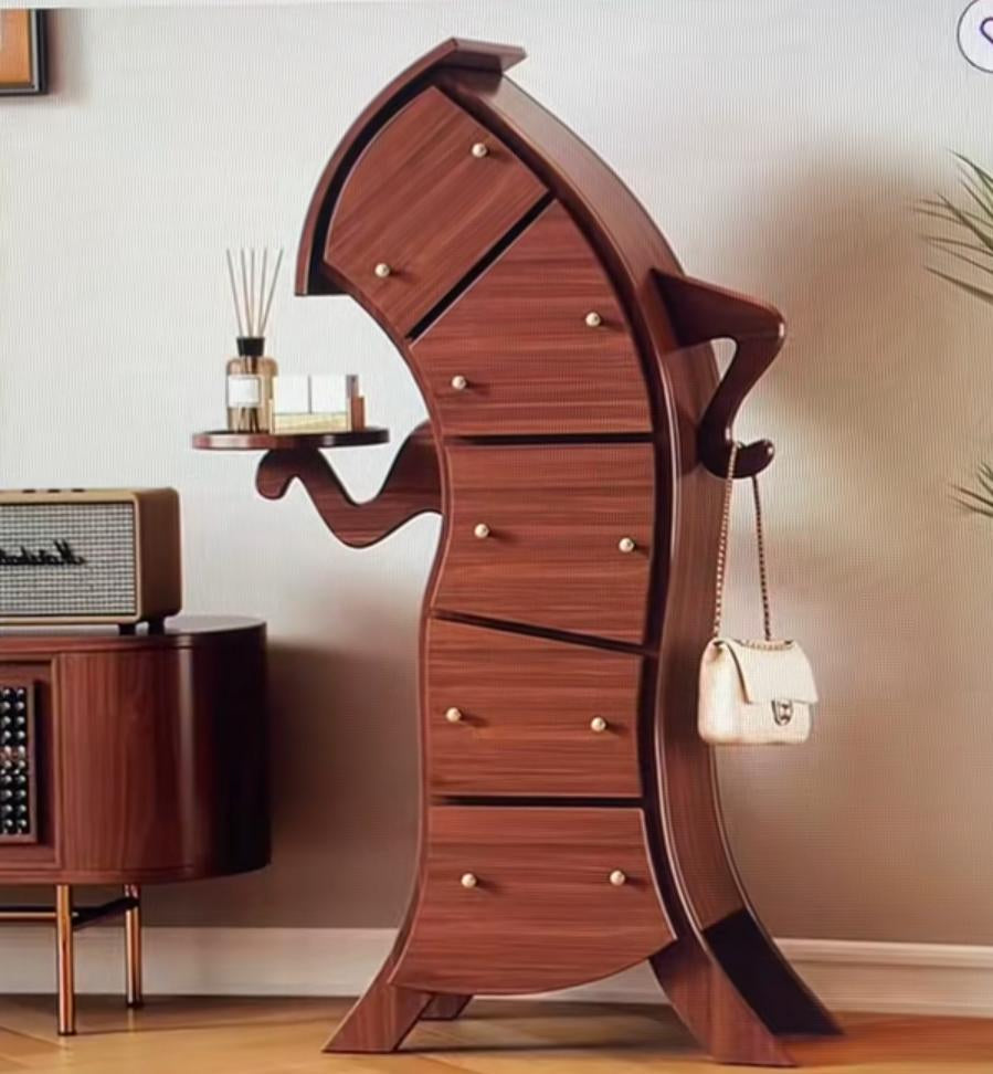 Dulap Artistic din Lemn Belle Madame DULAP / MARO / 140CM nightstand