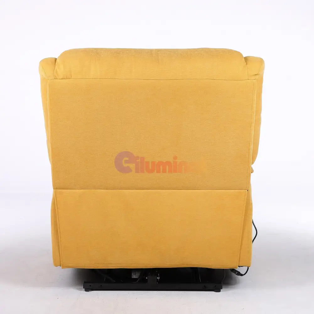 Fotoliu cu Masaj și Încălzire Recliner Electric Galben FOTOLIU CU MASAJ/RECLINER/INCALZIRE / GALBEN Chairs