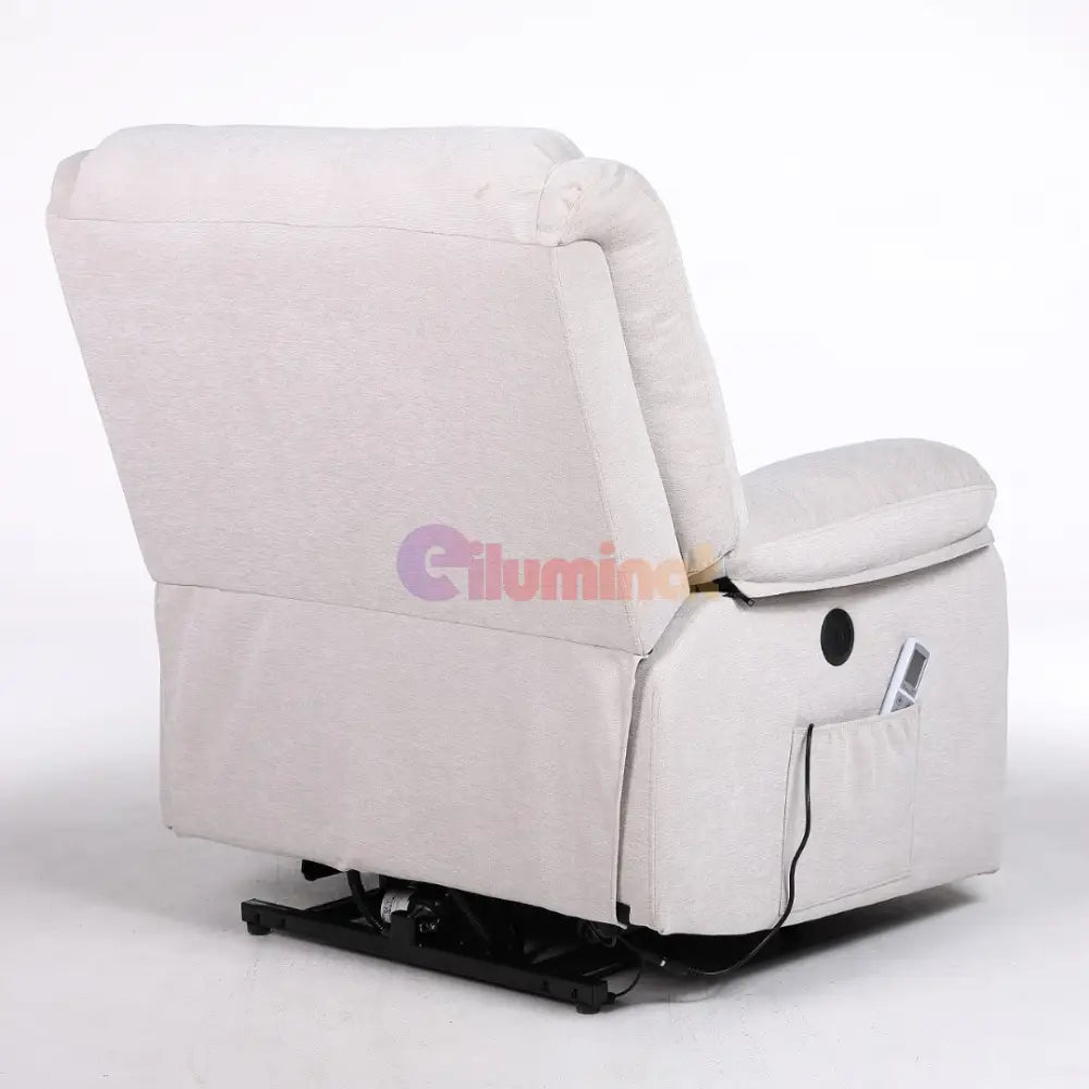 Fotoliu cu Masaj și Încălzire Recliner Electric Bej FOTOLIU CU MASAJ/RECLINER/INCALZIRE / Bej Chairs