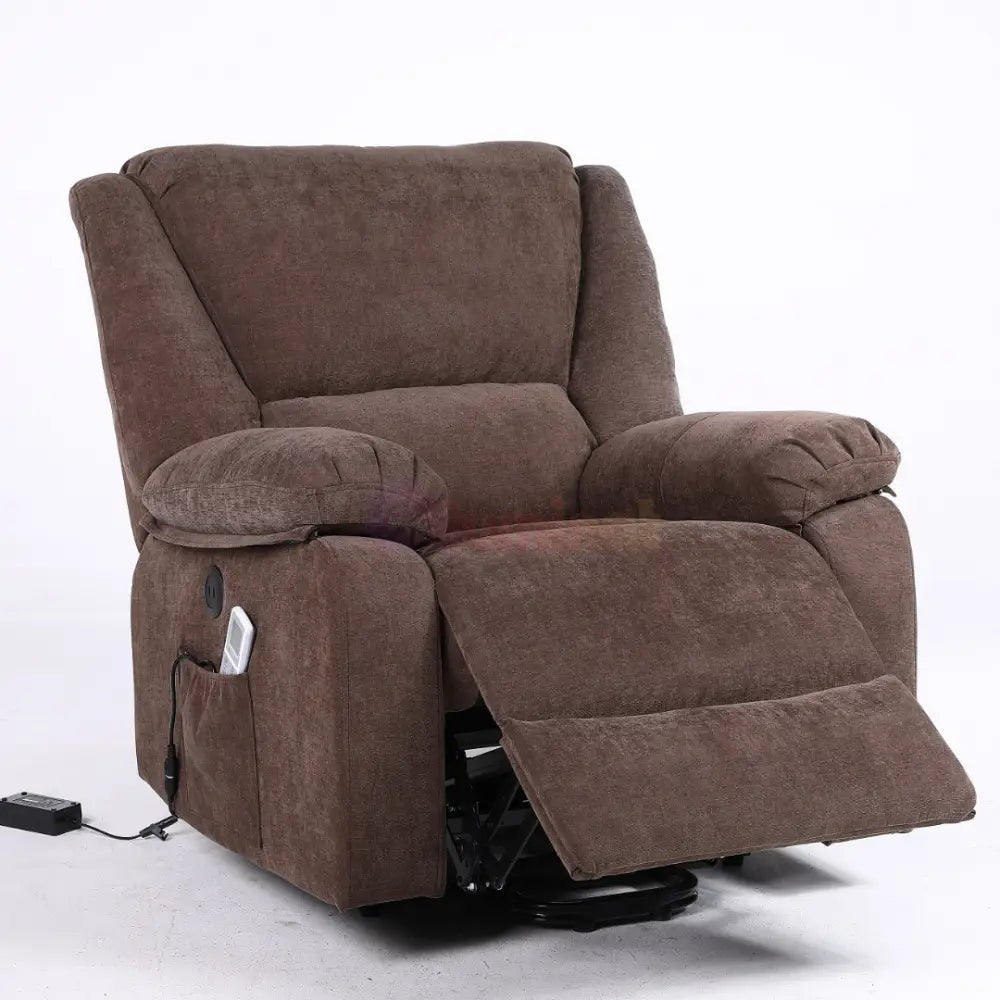 Fotoliu cu Masaj și Încălzire Recliner Electric Maro FOTOLIU CU MASAJ/RECLINER/INCALZIRE / Brown Chairs