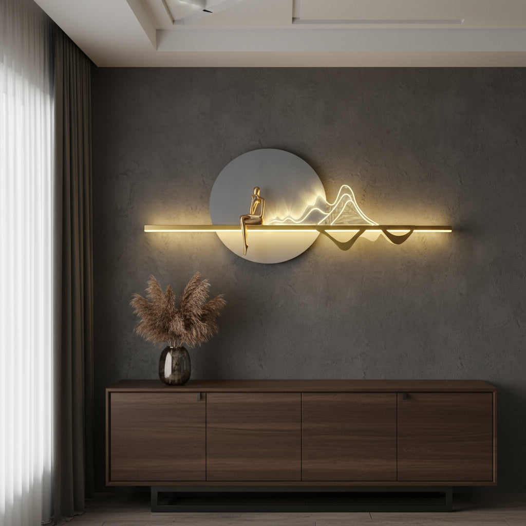 Aplica LED HOVA Gold Echivalent 200W