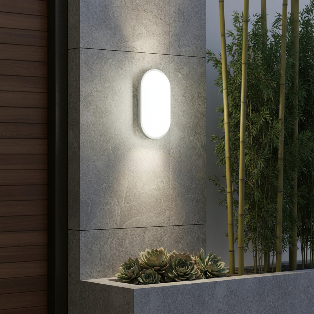 Aplica LED 20W Ovala BAT ZAVI Alba Exterior Echivalent 200W
