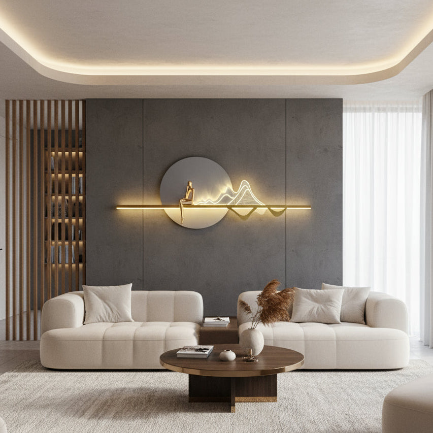 Aplica LED HOVA Gold Echivalent 200W