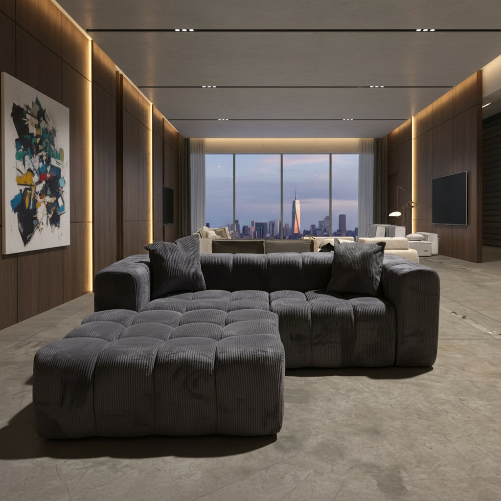 Coltar Modular PEDRO 230x180cm Gri