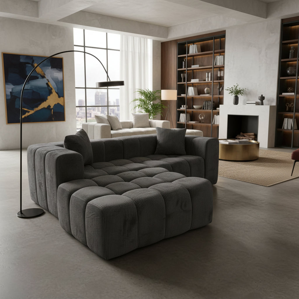 Coltar Modular PEDRO 230x180cm Gri