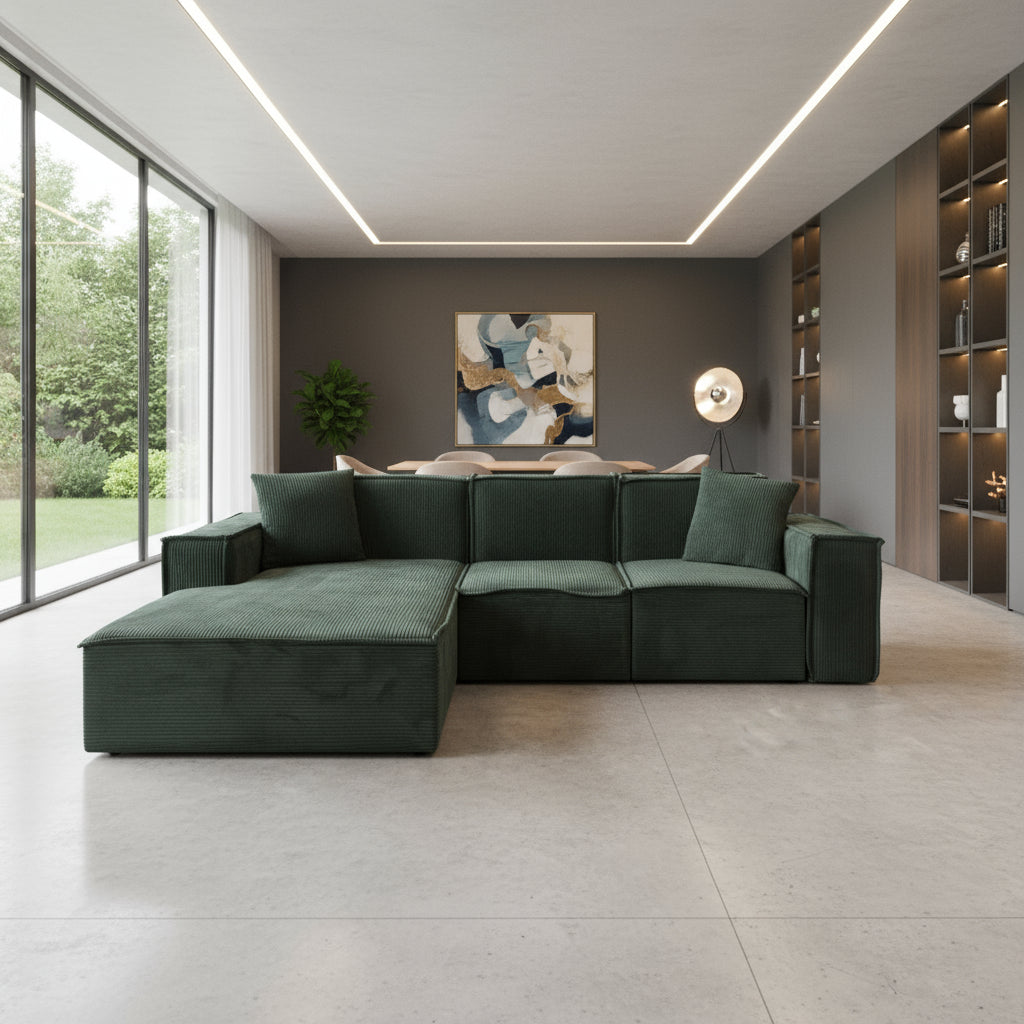 Coltar AMELIA 275x175cm Verde Smarald