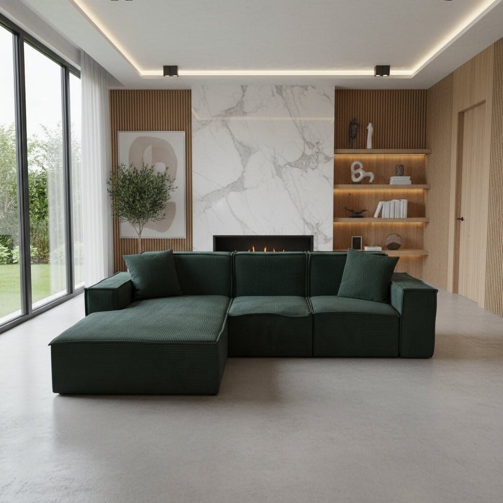 Coltar AMELIA 275x175cm Verde Smarald