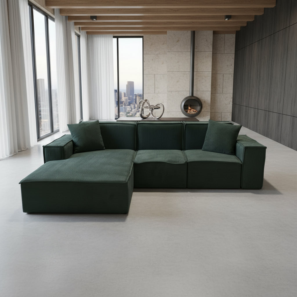 Coltar AMELIA 275x175cm Verde Smarald