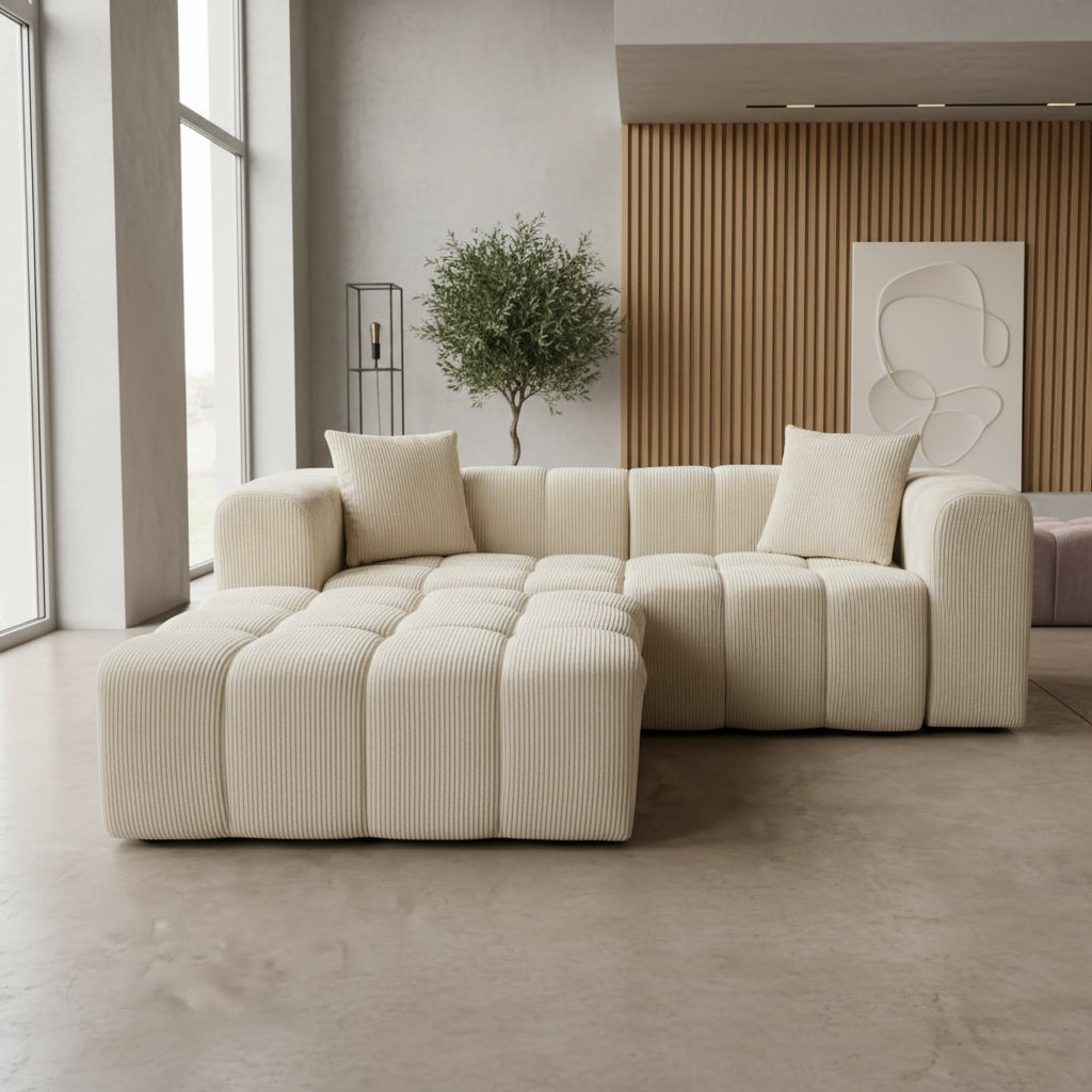 Canapea Modulara PEDRO 230x180cm Crem