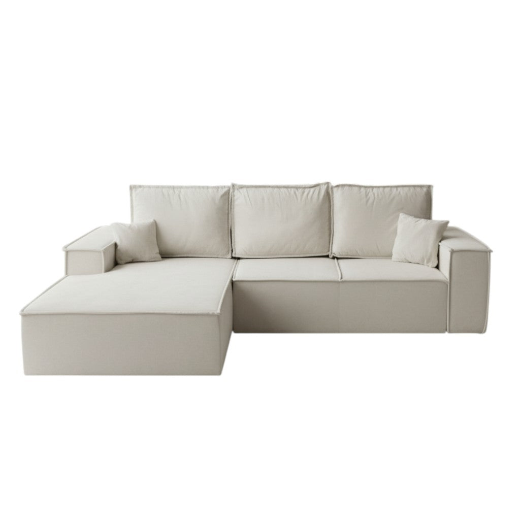 Canapea Extensibila ANAIS 265x165 Alba Resigilat