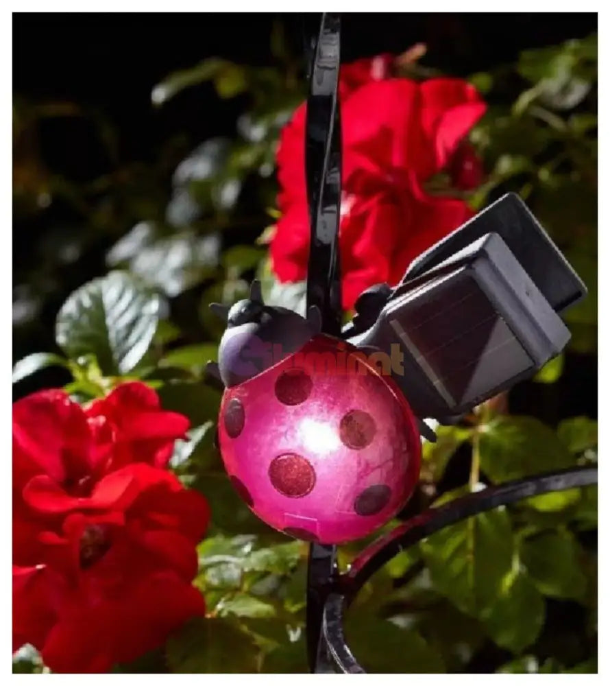 Gargarita Cu Incarcare Solara Ladybug Rgb Solar Lamp