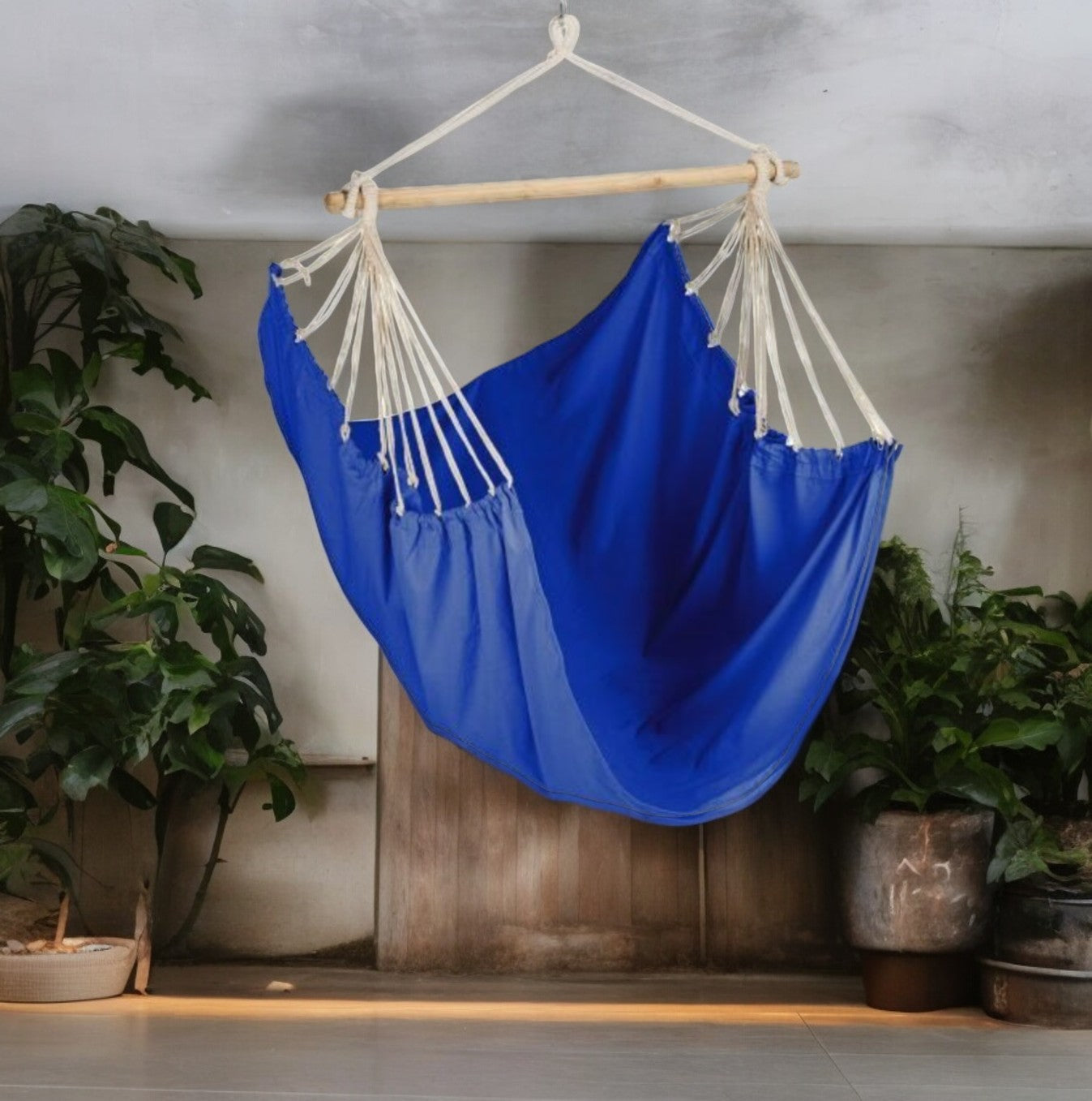 Hamac Suspendat Stil Fotoliu Brazilian Albastru Home & Garden