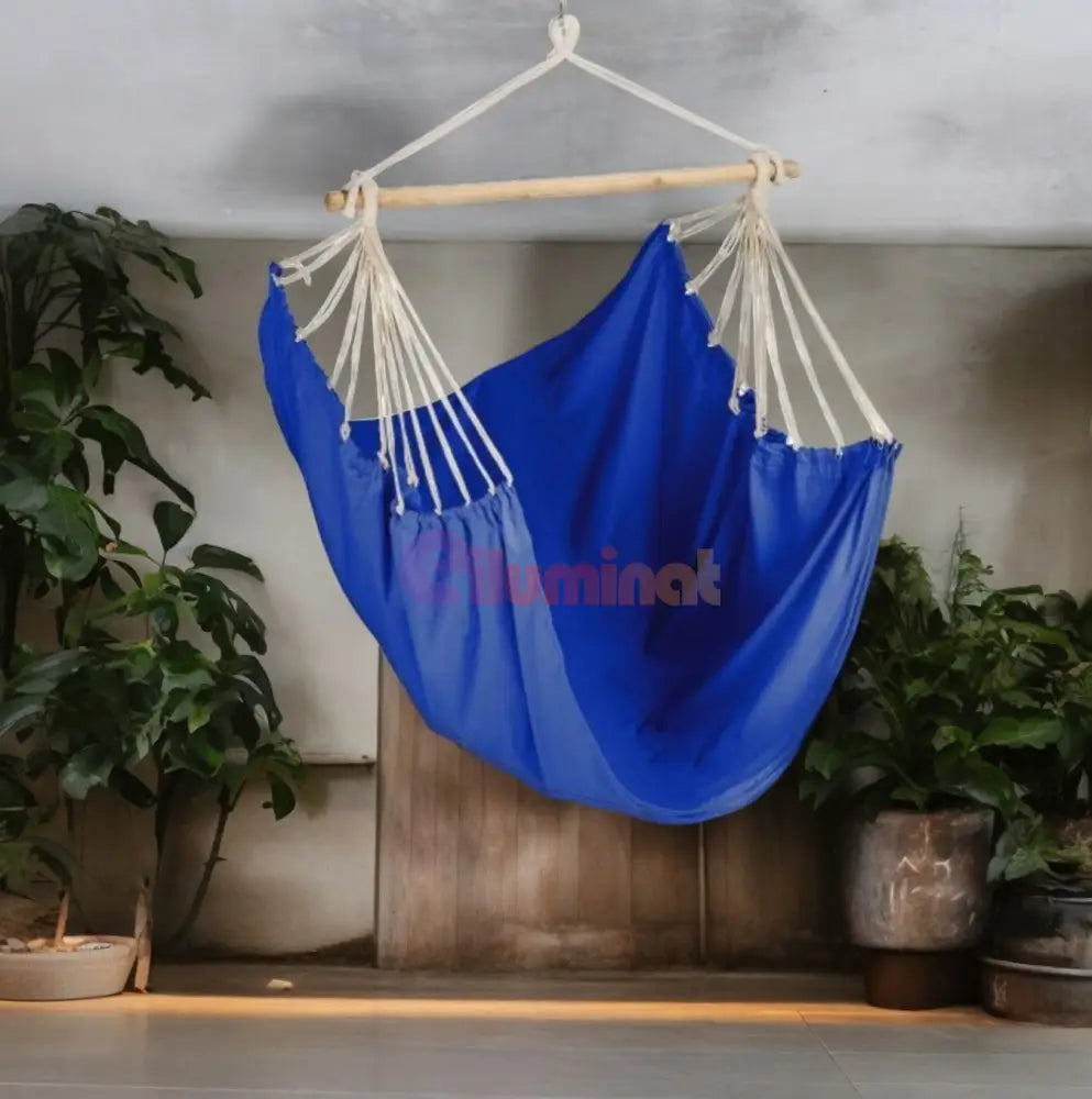 Hamac Suspendat Stil Fotoliu Brazilian Albastru Home & Garden