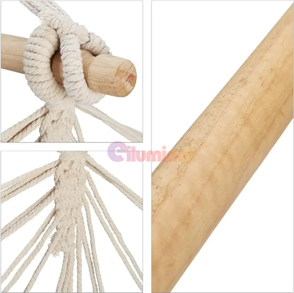 Hamac Suspendat Stil Fotoliu Brazilian Gri Home & Garden
