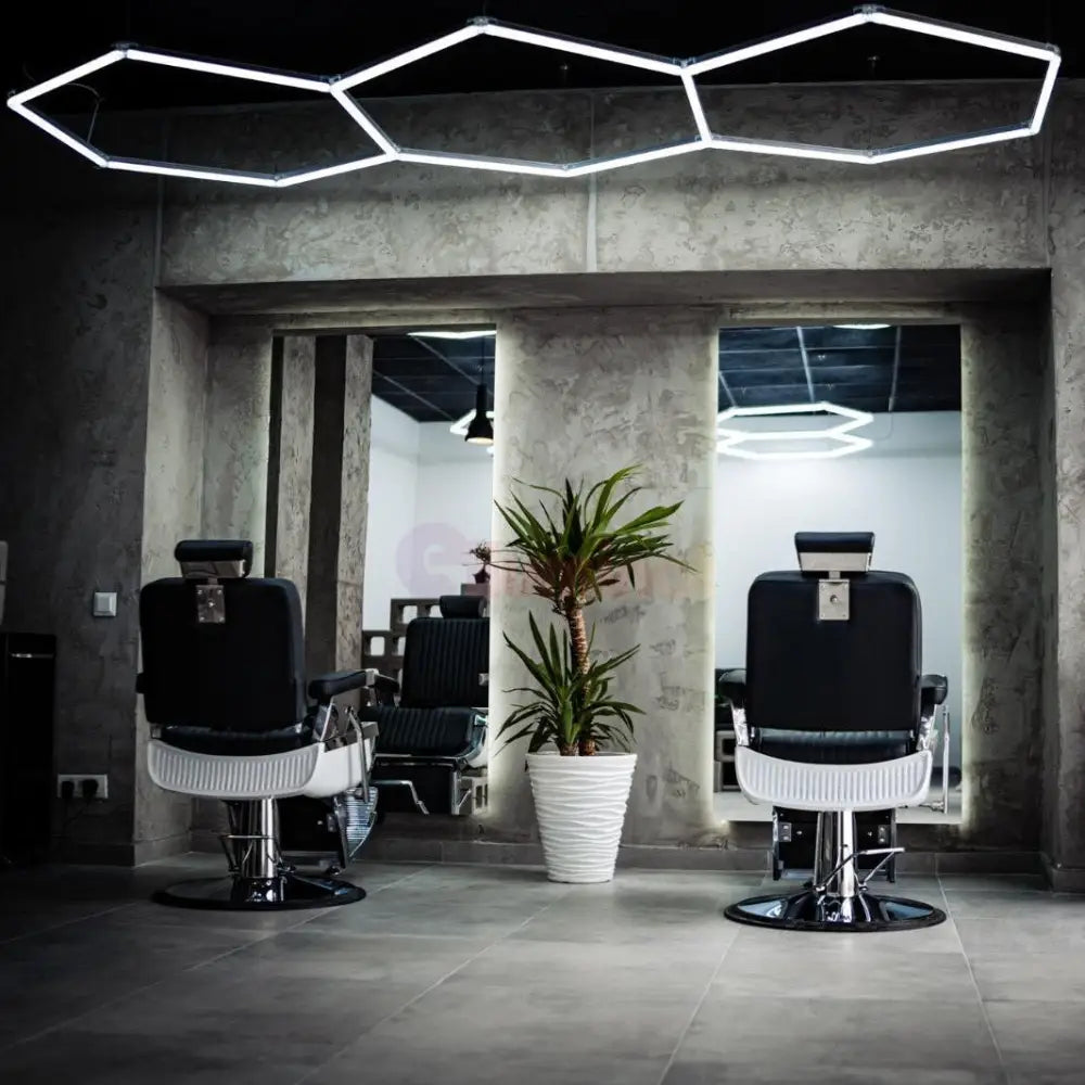 Honeycomb Led Hexagon Luminos 120Cm X 311Cm / Sistem Modular Iluminat Garaj Honeycomb Lights